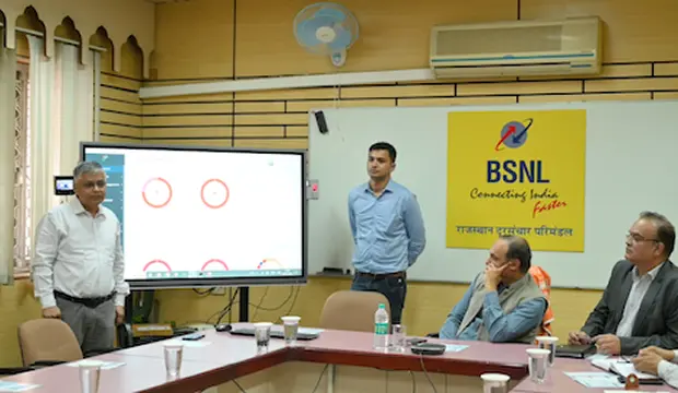Live Showcase of Office Manager at BSNL